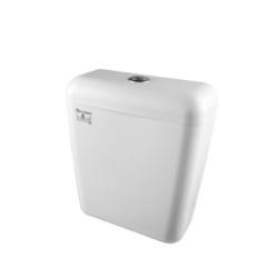 Parryware Slimline Pro Hexa 6-3L Dual Flush White Polymer Cistern