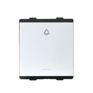 Larsen & Toubro Englaze 10A Bell Push 2M Snow White
