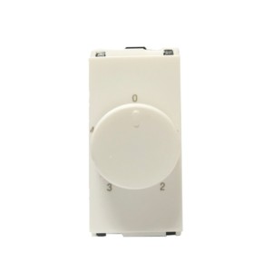 Larsen & Toubro Englaze 4-Step Fan Regulator 1M Snow White