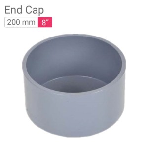 Star PVC End Cap 200mm 8inch