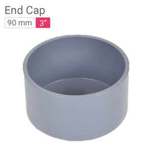 Star PVC End Cap 90mm 3inch