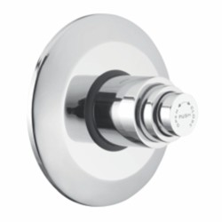 Varmora Metropole flush valve concealed 40mm dual flush with round cover plate