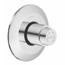Varmora Metropole flush valve concealed 32mm single flush with round cover plate