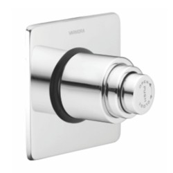 Varmora Metropole flush valve concealed 40mm dual flush with square cover plate