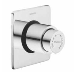 Varmora Metropole flush valve concealed 40mm single flush with square cover plate