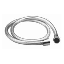 Varmora PVC tube chrome finish 1m for health faucet