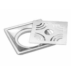 Varmora Bathroom and kitchen grating with hole 6x6inch
