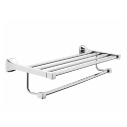 Varmora Verona Towel rack 600mm long with lower hanger
