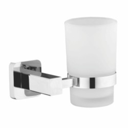 Varmora Benito Tumbler holder with frosted glass