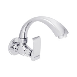 Johnson Jazz Sink Cock with Flange Wall Mounted