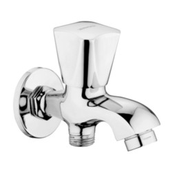 Varmora Contica Bib cock 2 way with wall flange