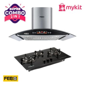 FebG Ultima SS 90cm Hood and Accura 3B 75cm Gas Stove