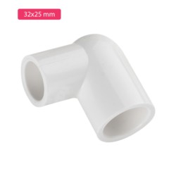 Sany Star PVC Reducing Plain Elbow 32x25mm