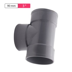 Sany Star PVC 3inch Socket Tee 90mm