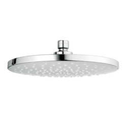 Varmora ABS overhead rain shower 220mm pearl face plate round