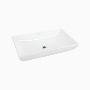 Somany Gloria 760x406x140mm Over The Counter Art Wash Basin