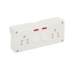 GM G-Home Veda 8 in One 10A Switch Socket Combined