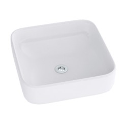 Hindware Ebello Square 39x39x15 Star White Table Top wash basin