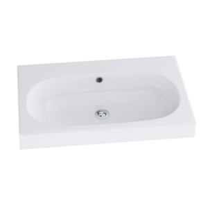 Hindware Kylis 73x47x17 Star White Counter Top Self Rimming Wash Basins