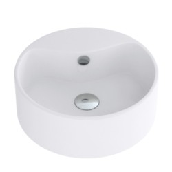 Hindware Solitaire 46x46x15 Star White Table Top Wash Basin
