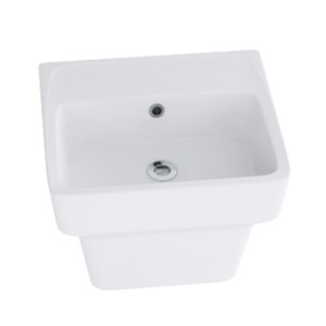 Hindware Tessa 50x46x36 Star White Integrated Pedestal Basin