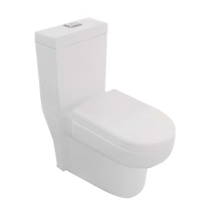 Hindware Venice S-Trap 220mm Star White 64x36x73cm One Piece Water closet