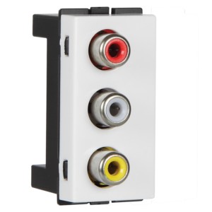 Havells Fabio RCA Socket 1M