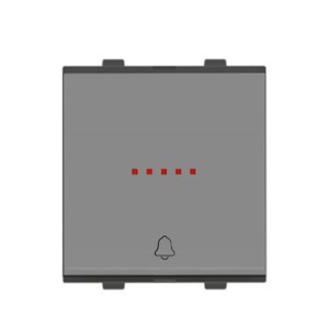 Goldmedal Nixon i - Feel 2M Bell Push Switch Metallic