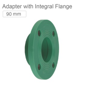 Supreme indo green PPR Adapter with Integral Flange 90mm