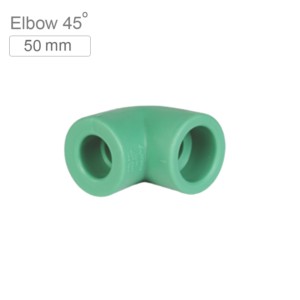 Supreme indo green PPR Elbow 45° 50mm