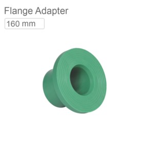 Supreme indo green PPR Flange Adapter 160 (BW)mm