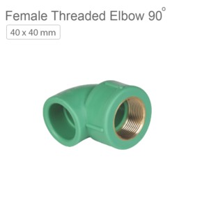 Supreme indo green PPR Female Threaded Elbow 90° 40x40mm