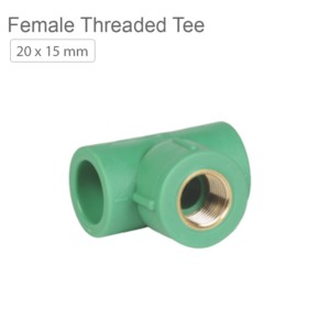 Supreme indo green PPR Female Threaded Tee 20x15mm