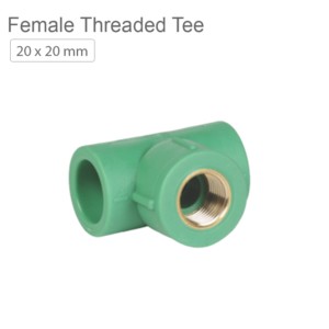 Supreme indo green PPR Female Threaded Tee 20x20mm