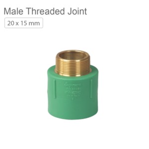 Supreme indo green PPR Male Threaded Joint (MTA) 20x15mm