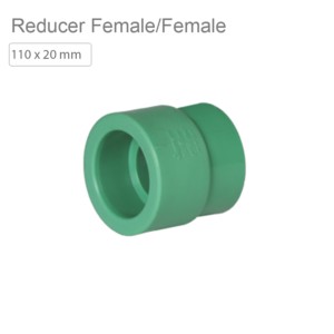 Supreme indo green PPR Reducer Female/Female 110x20mm
