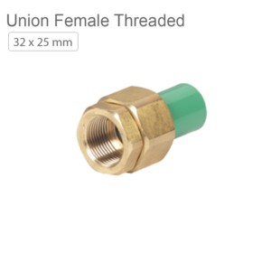 Supreme indo green PPR Union Female Threaded 32x25mm