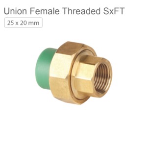 Supreme indo green PPR Union Female Threaded SxFT 25x20mm