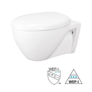 Somany Iris 365x530x370mm Wall Hung Water Closet with Inbuilt Jet
