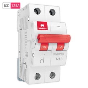 Havells MCB Isolator 125A Double