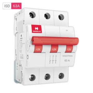 Havells MCB Isolator 63A Triple