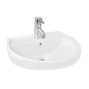 Somany Kute 470x410x160mm Wall Hung Wash Basin