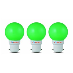 Bajaj LED Ping Pong Green 0.5W B22