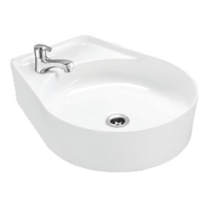 Somany Lilly 415x510x125mm Thin Rim Over The Counter Art Wash Basin