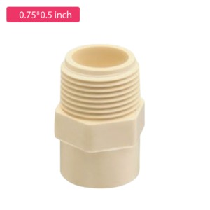 Krishi CPVC MAPT Plastic Threaded 0.75x0.5inch
