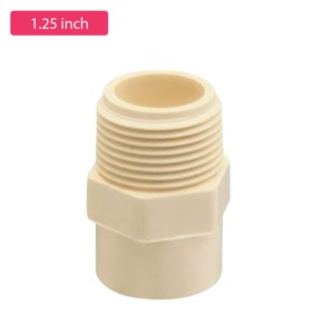 Krishi CPVC MAPT Plastic Threaded 1.25inch