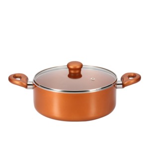 Butterfly Matchless Gold Casserole 250mm with Glass Lid