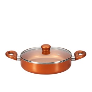 Butterfly Matchless Gold Saute Pan 250mm with Glass Lid