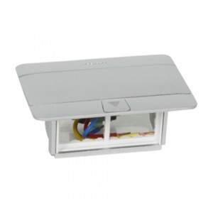 Legrand Arteor Matt aluminium finish 4 modules Pop up type flush mounting boxes for floor