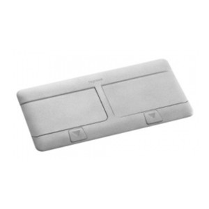 Legrand Arteor Matt aluminium finish 8 (2 x 4) modules Pop up type flush mounting boxes for floor